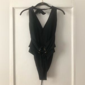 Express Black halter swimsuit